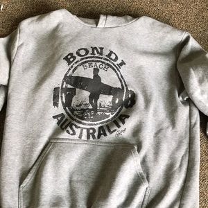 Grey sweatshirt with cool logo